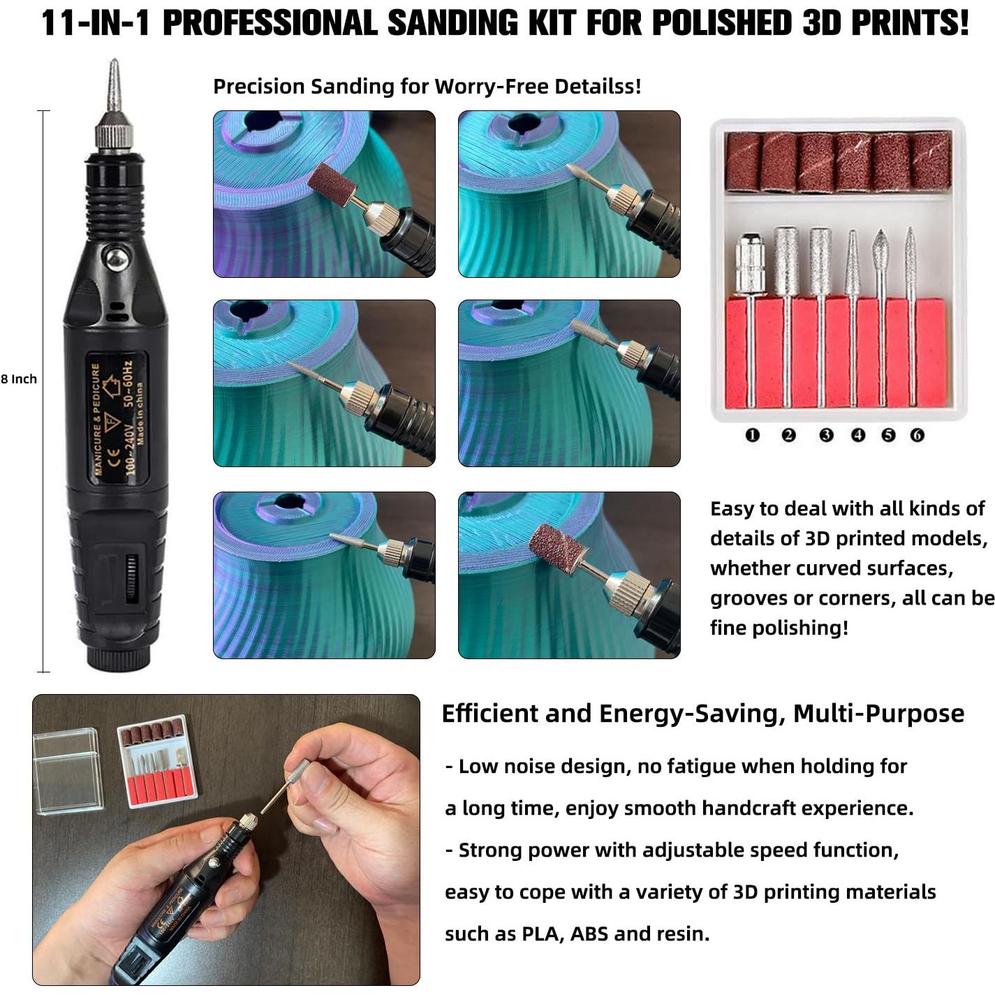 Kit de Herramientas para Impresora 3D SHUAIAIW 124 Piezas