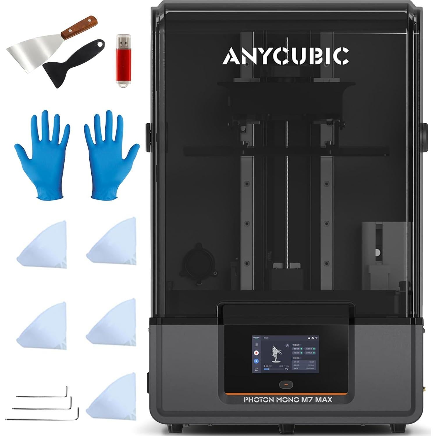 Impresora 3D de Resina ANYCUBIC Photon Mono M7 MAX 7K 298x164x300mm