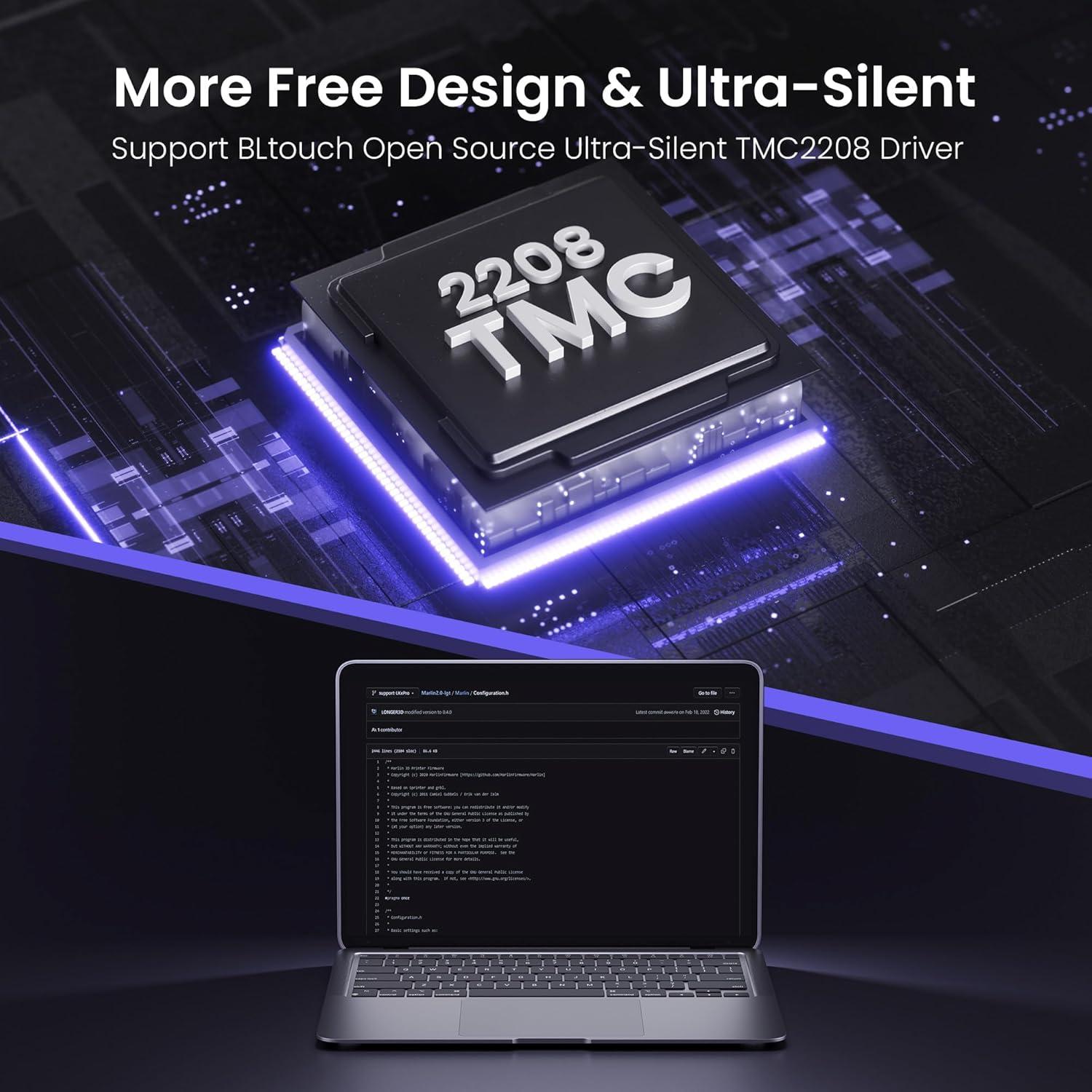 Impresora 3D Longer LK5 Pro 30x30x40cm FDM Reanudación