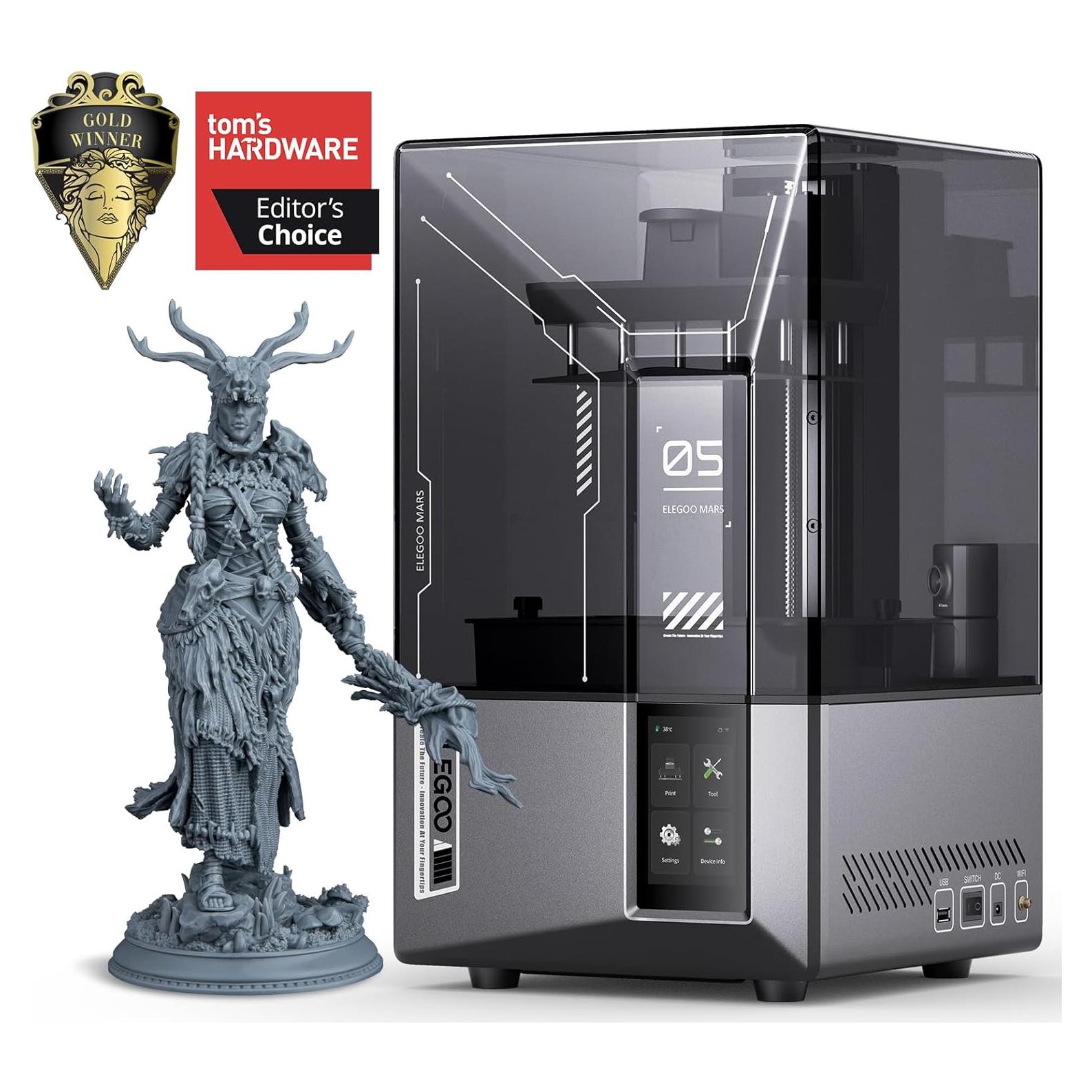 Impresora 3D de Resina ELEGOO Mars 5 Ultra 9K LCD 7"