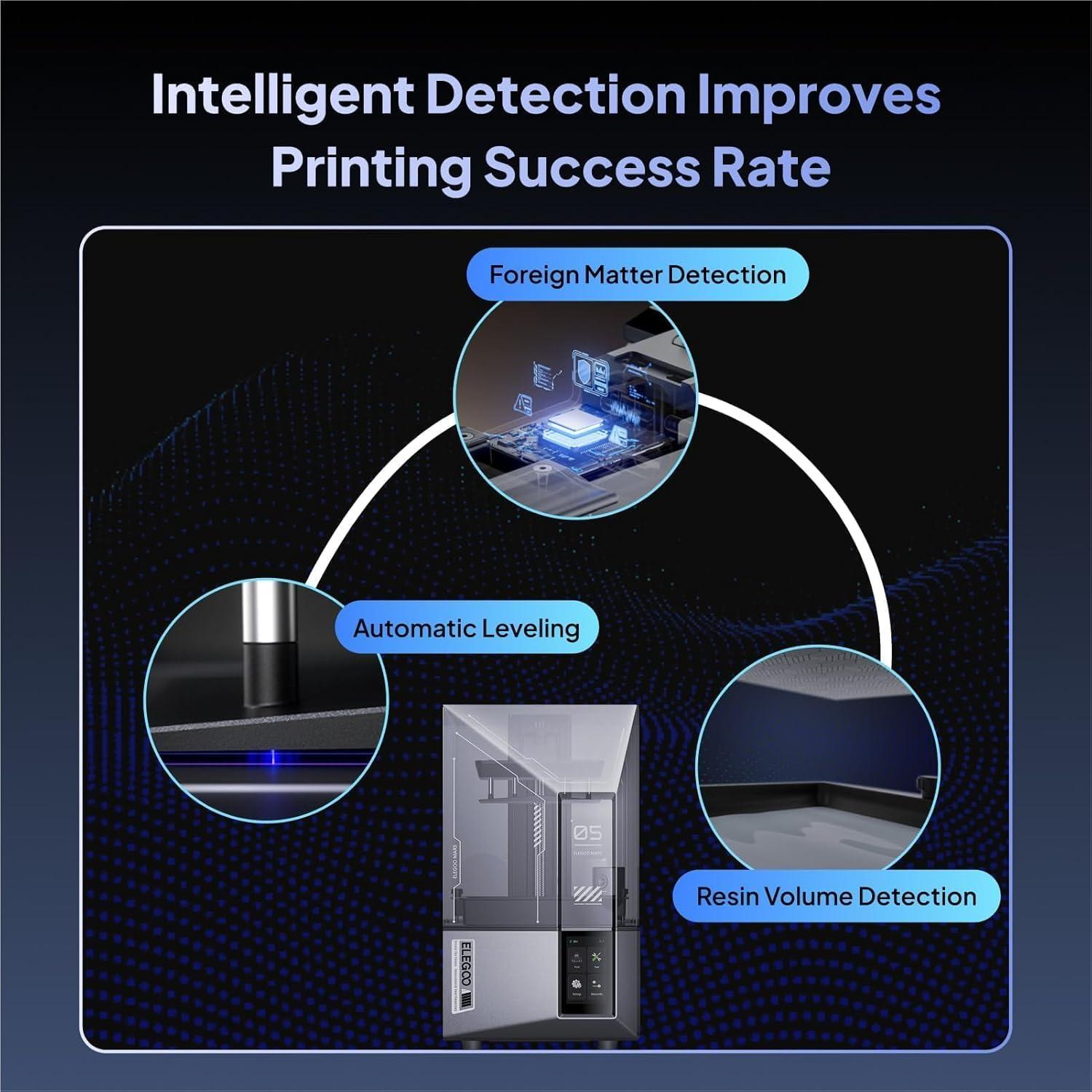 Impresora 3D de Resina ELEGOO Mars 5 Ultra 9K LCD 7"