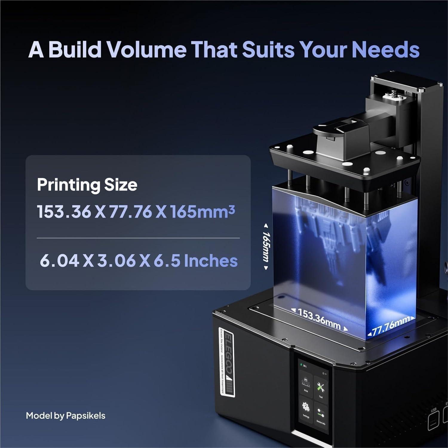 Impresora 3D de Resina ELEGOO Mars 5 Ultra 9K LCD 7"