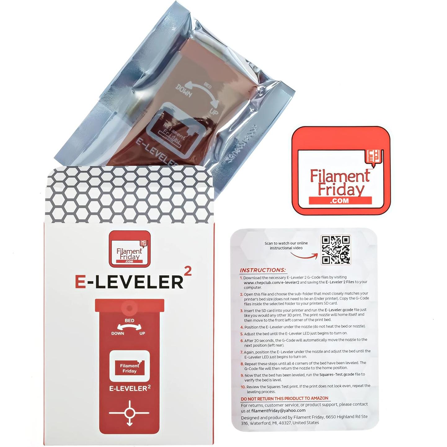 E-Leveler 2 Filament Friday - Herramienta de Nivelación 3D