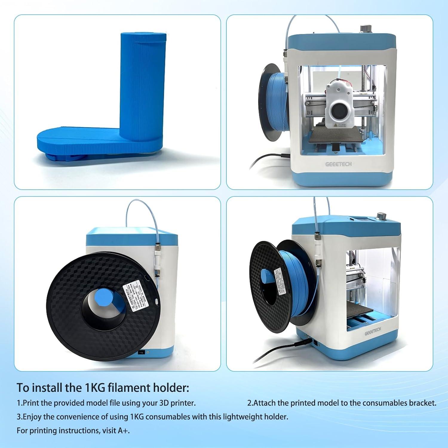 Impresora 3D Mini Geeetech M1 Azul con Nivelación Automática