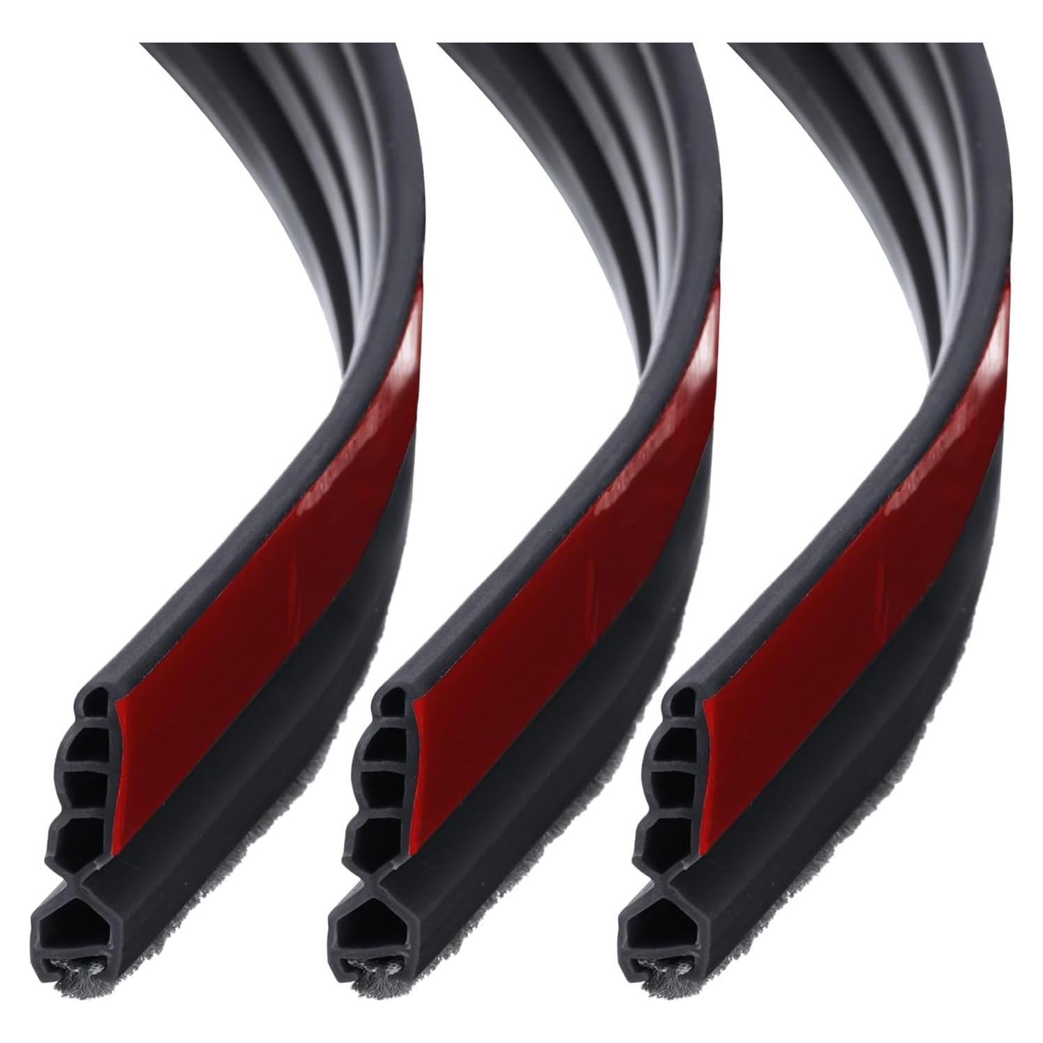 Tapón de Corrientes de Aire uxcell 3pcs 1m Negro TPE