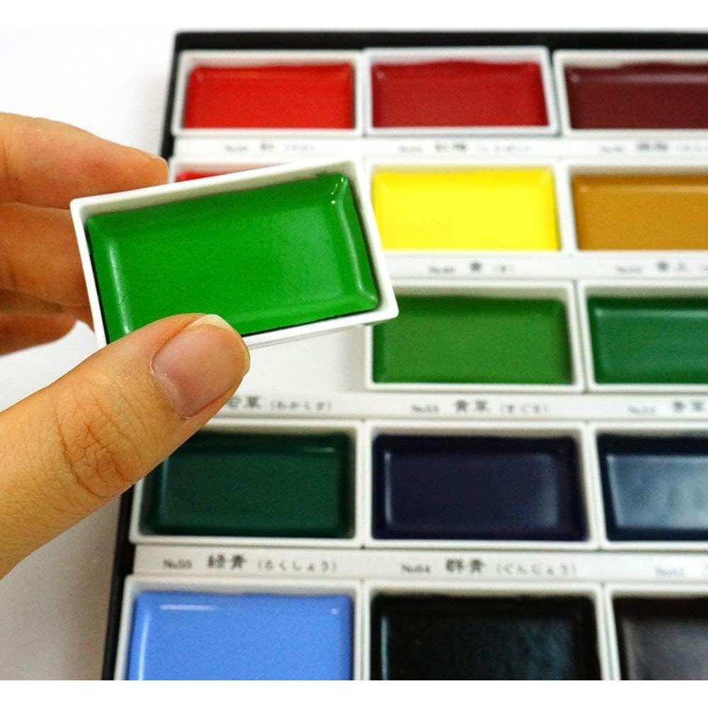 Juego de Acuarelas Kuretake Gansai Tambi 36 Colores No Tóxicos