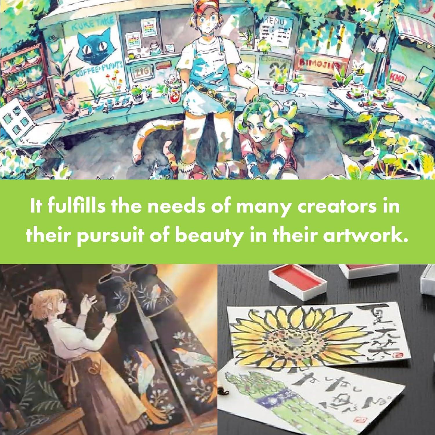 Juego de Acuarelas Kuretake Gansai Tambi 36 Colores No Tóxicos