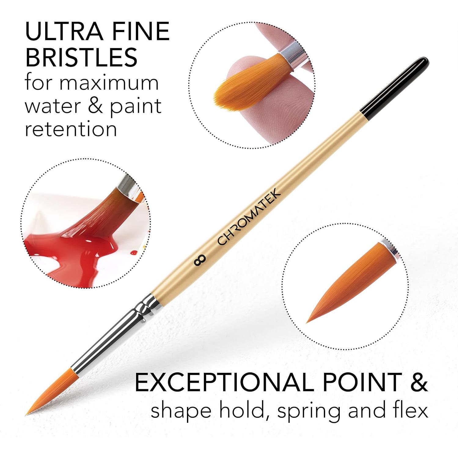 Juego de Pintura Acuarela CHROMATEK 62 Piezas - Tubos 12ml