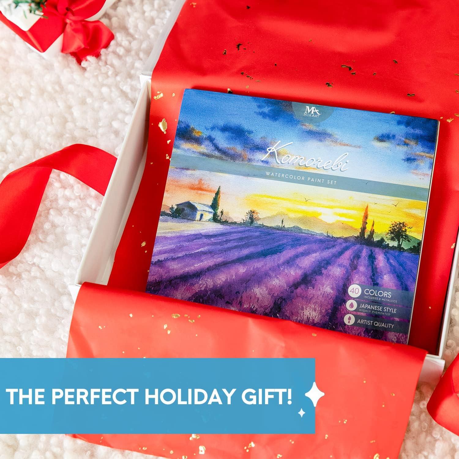 Conjunto de Pintura Acuarela Premium MozArt - 40 Colores