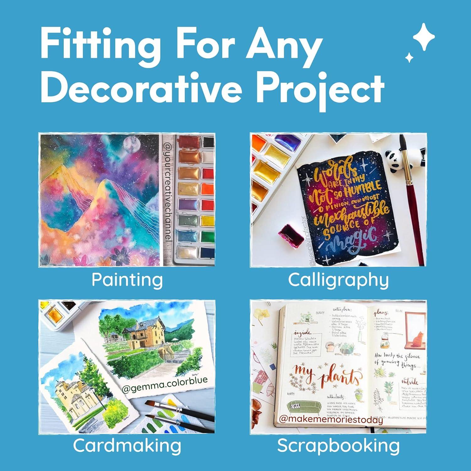 Conjunto de Pintura Acuarela Premium MozArt - 40 Colores