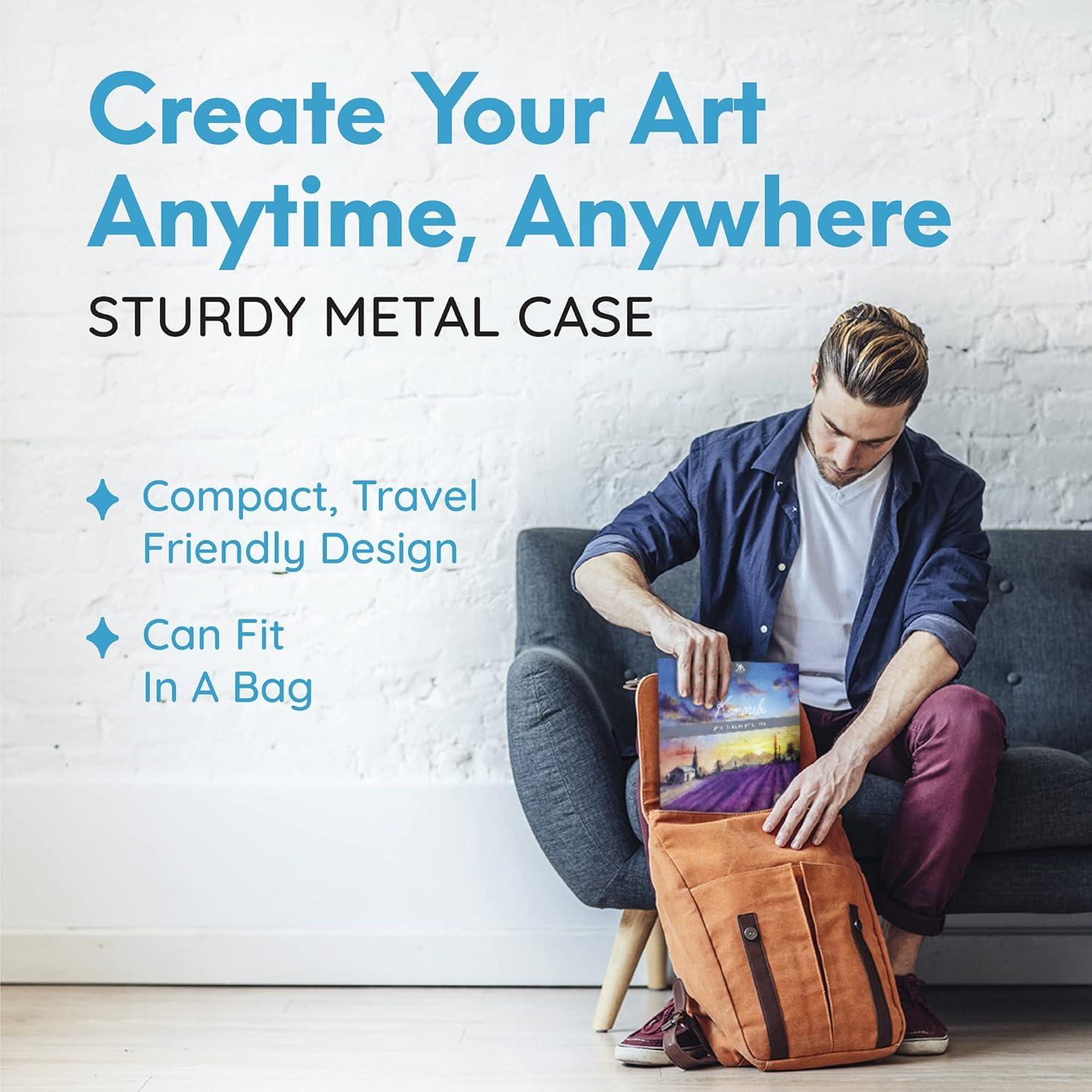 Conjunto de Pintura Acuarela Premium MozArt - 40 Colores