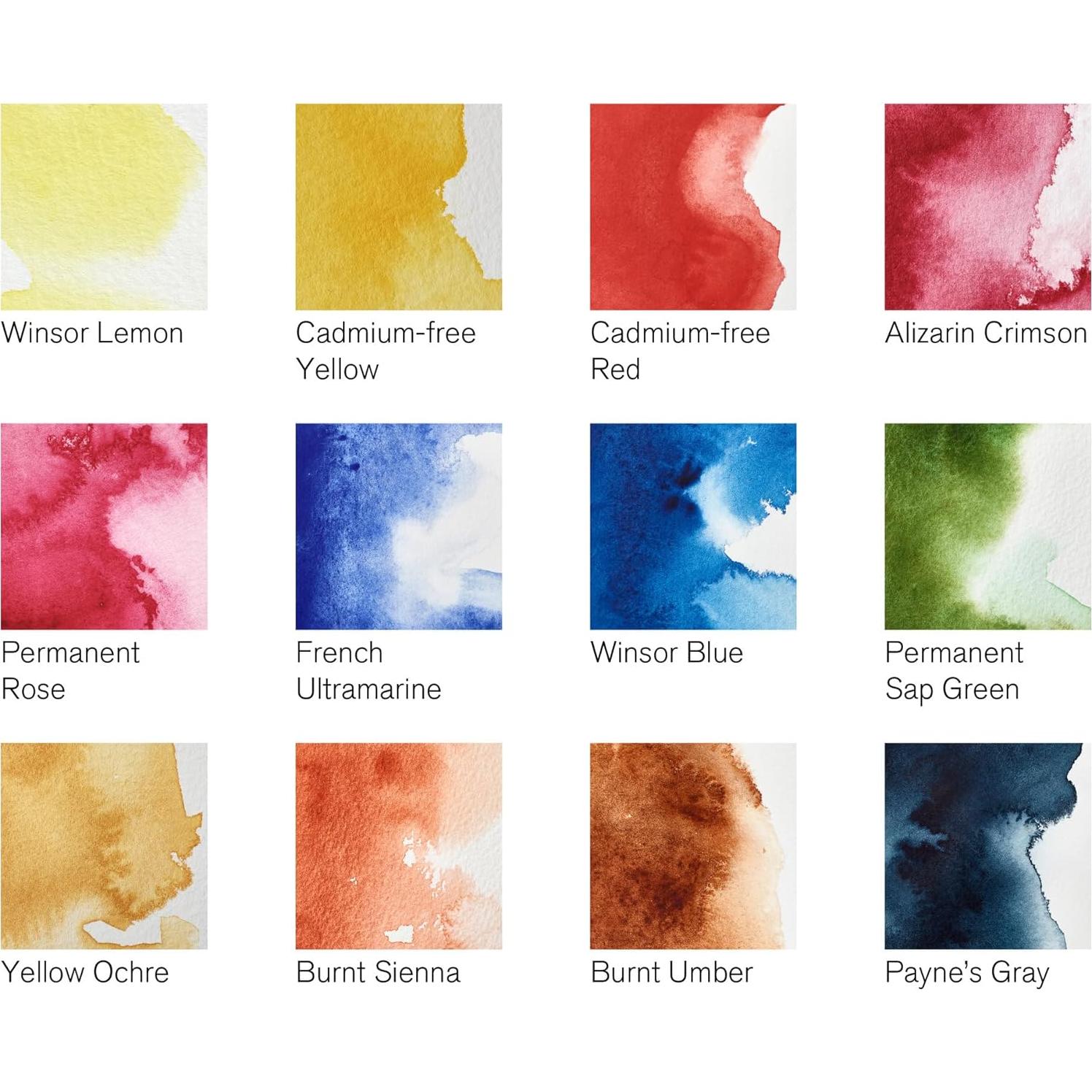 Acuarela Profesional Winsor & Newton 12 Tubos 5ml Multicolor