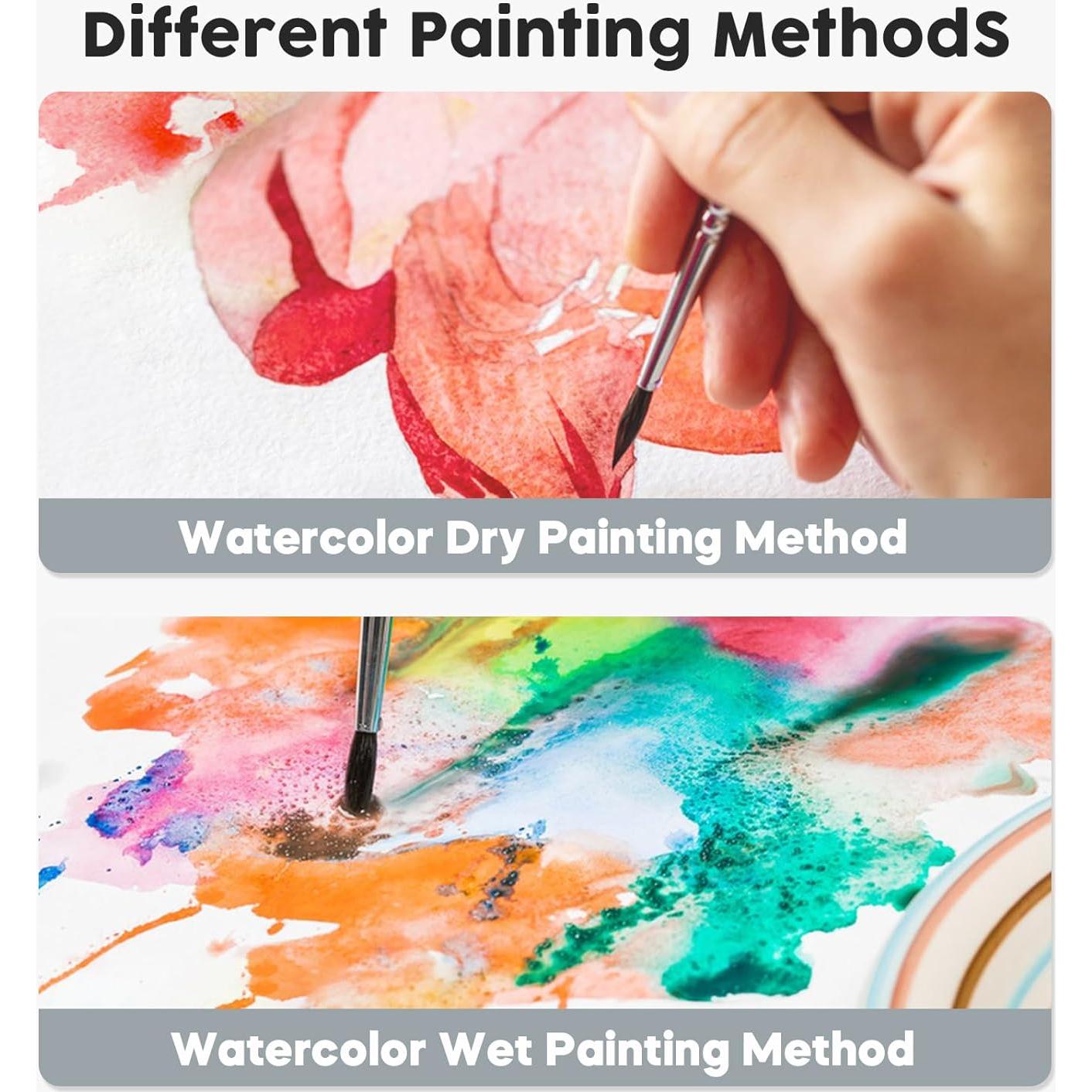 Juego de Pinturas Acuarelables Tavolozza 50 Colores Vivos