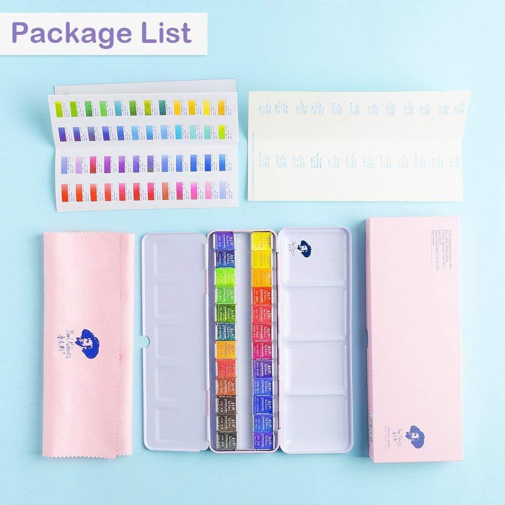 Juego de Pintura Acuarela Paul Rubens 24 Colores en Caja Metal