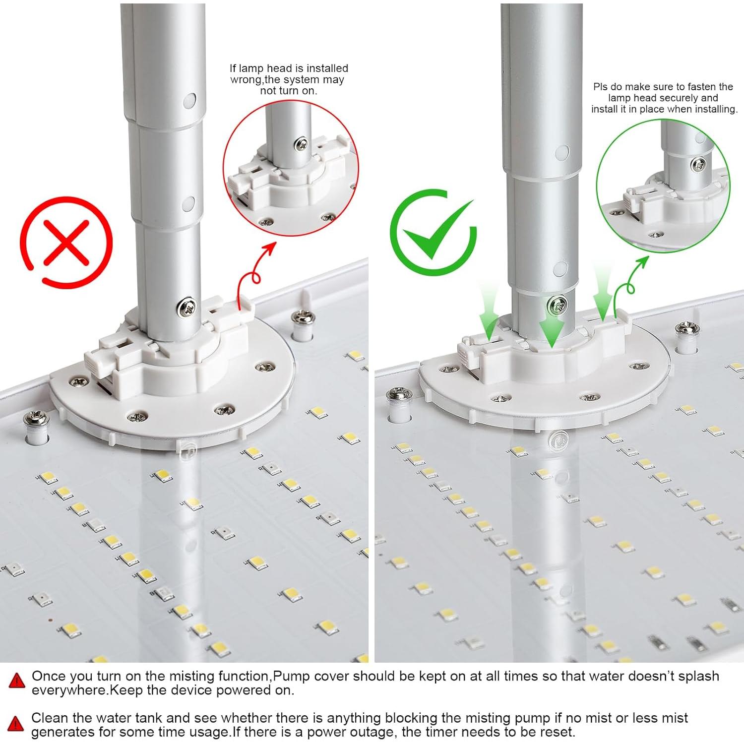 Kit de Cultivo Hidropónico Lesujo 15 Cápsulas 5L Luz 48W
