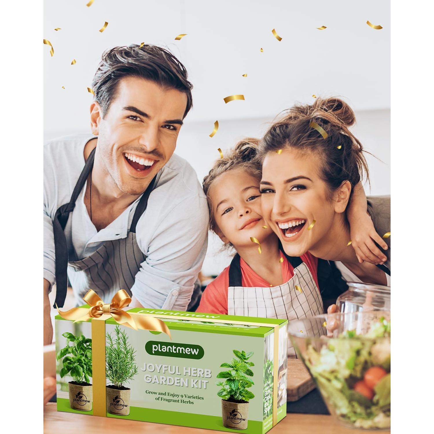 Kit de Jardín Interior PLANTMEW 9 Hierbas - Cultivo Fácil