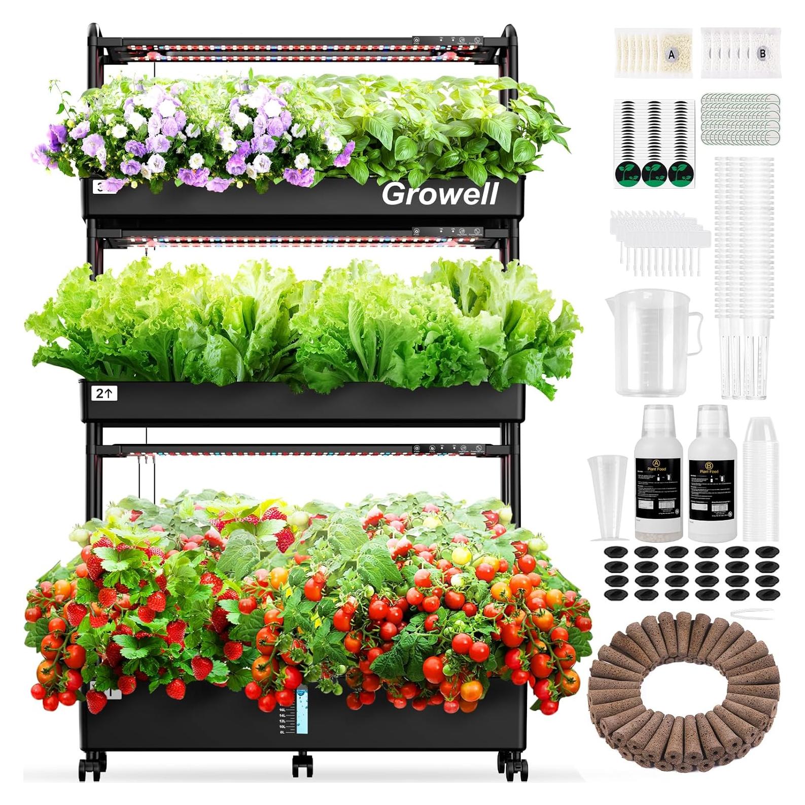 Sistema de Cultivo Hidropónico Growell 90 Cápsulas 40L