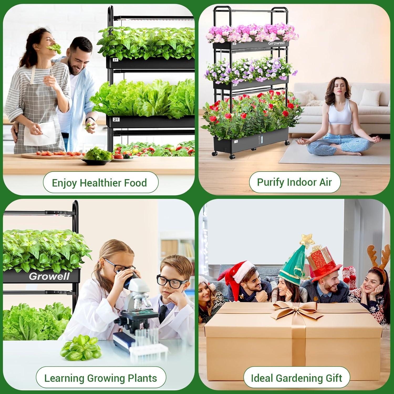 Sistema de Cultivo Hidropónico Growell 90 Cápsulas 40L