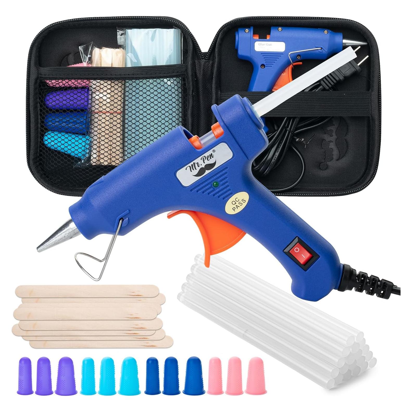 Kit de Pistola de Pegamento Caliente Mr. Pen con 20 Barras