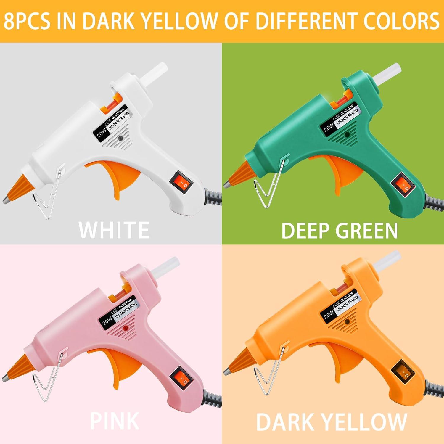 Kit de 8 Mini Pistolas de Pegamento Caliente Lacoccinct + 40 Barras