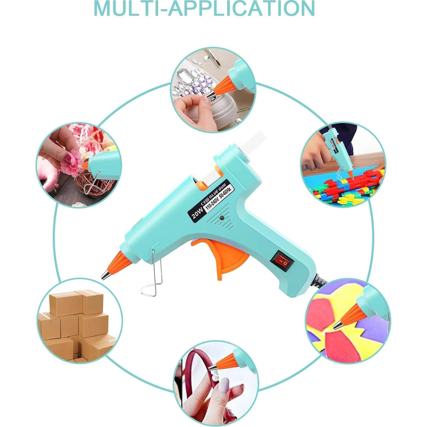 Kit de Mini Pistola de Pegamento Caliente OUREPOCA 30 Palitos