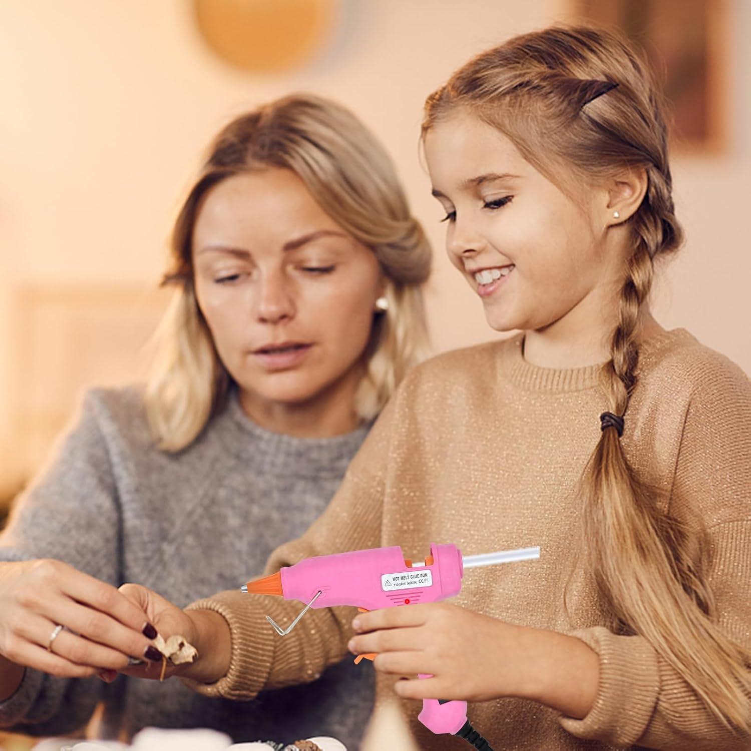 Pistola de Pegamento Caliente Mini Fifchall con 30 Palitos