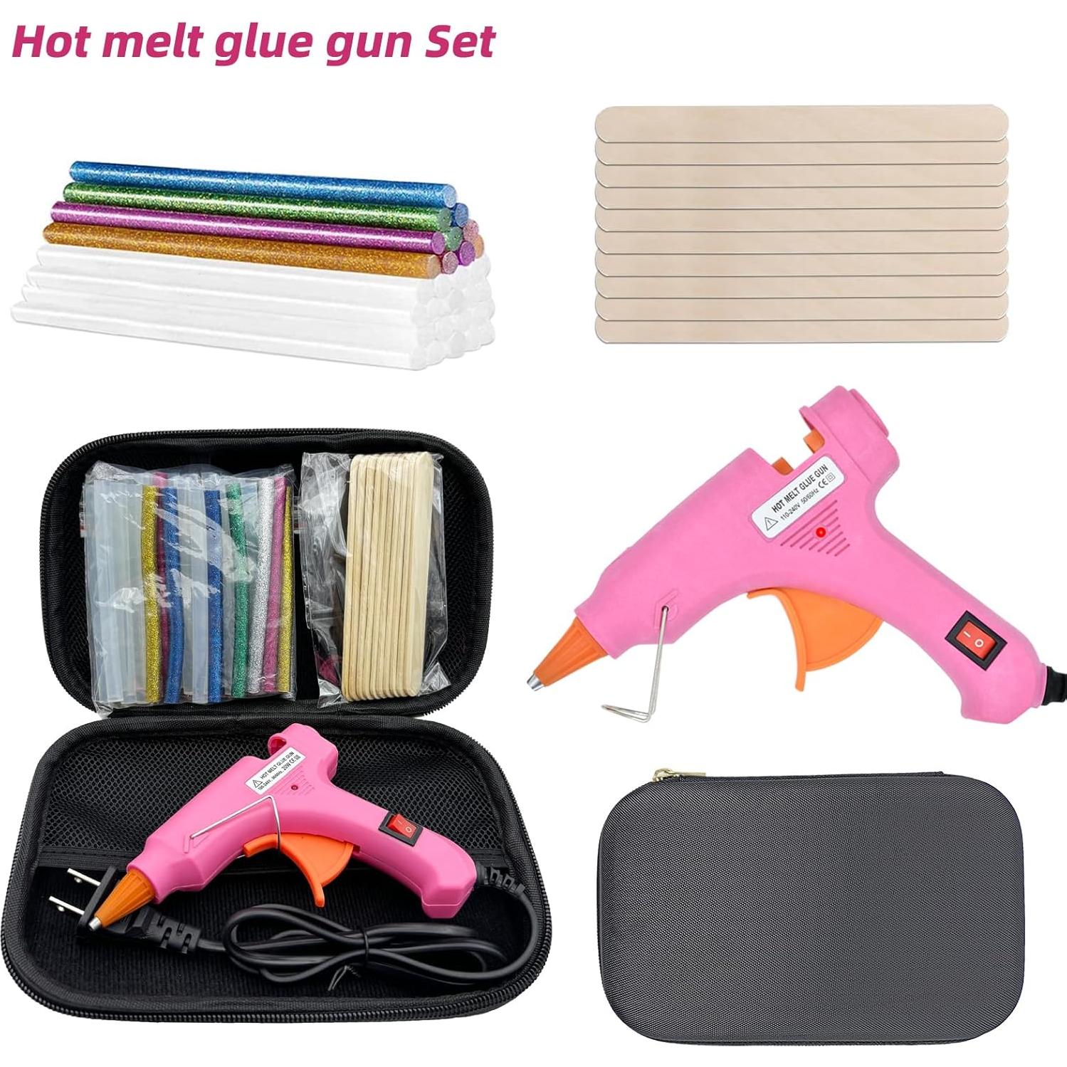 Pistola de Pegamento Caliente Mini Fifchall con 30 Palitos