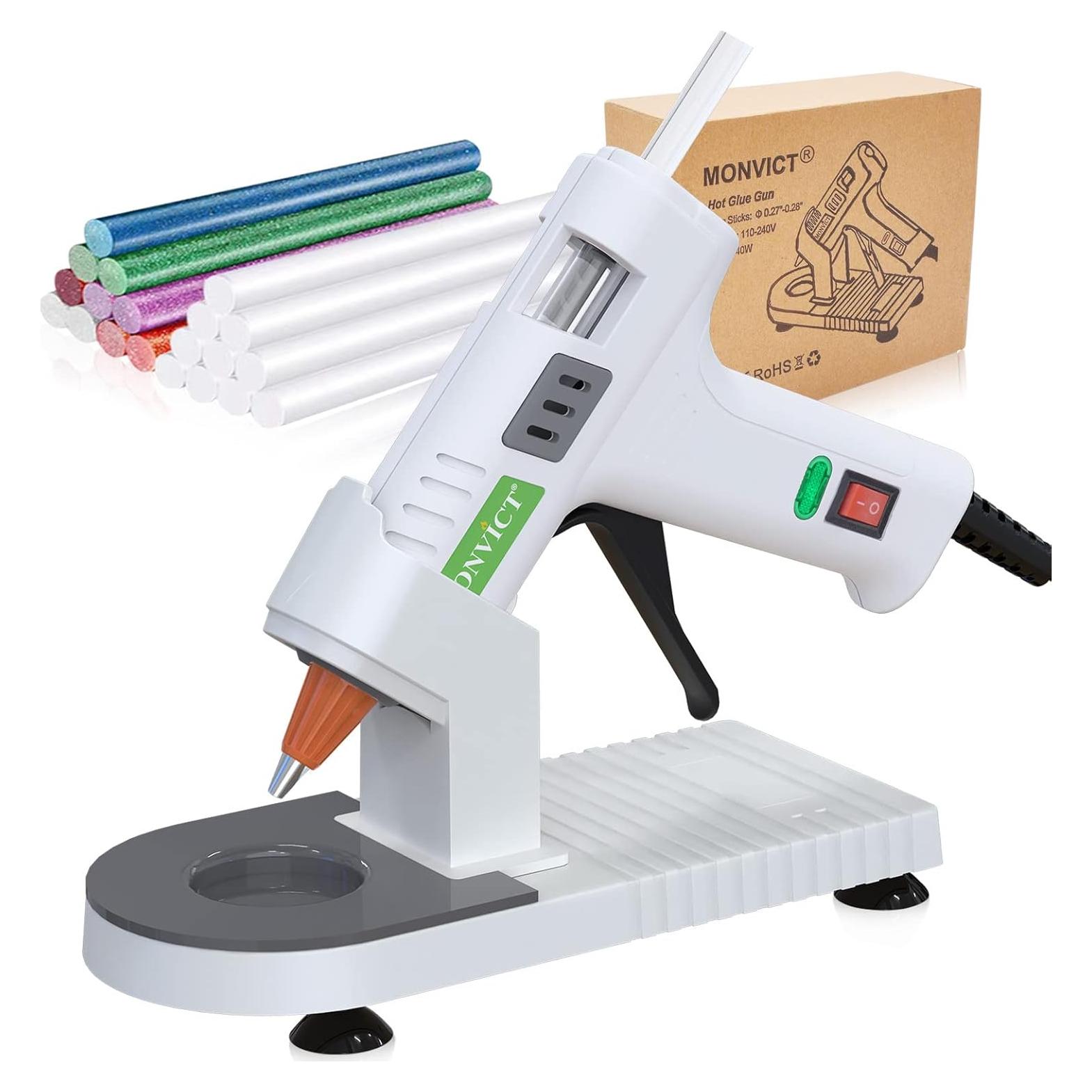 Pistola de Pegamento Caliente MONVICT 40W con 30 Barras