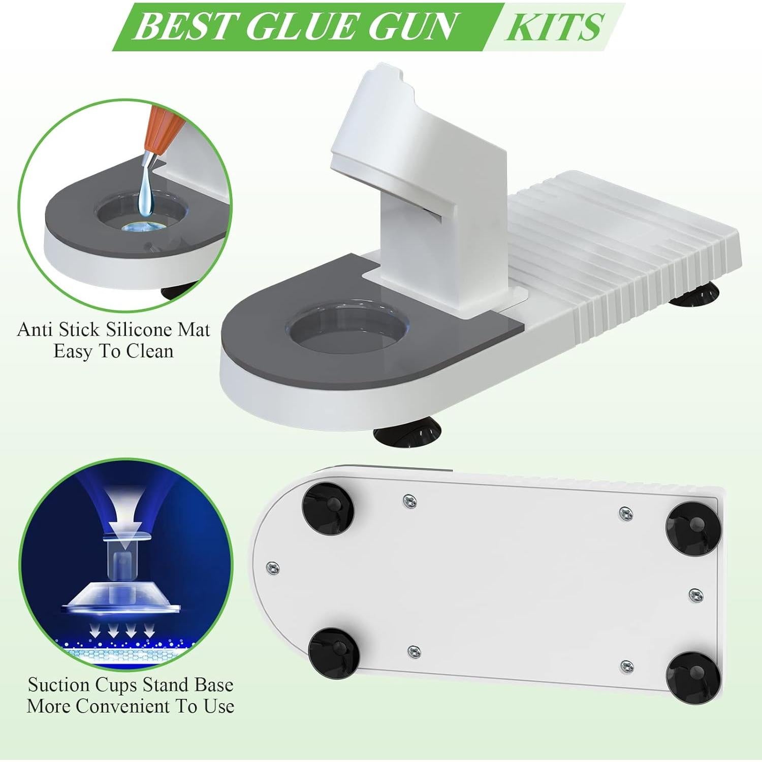 Pistola de Pegamento Caliente MONVICT 40W con 30 Barras