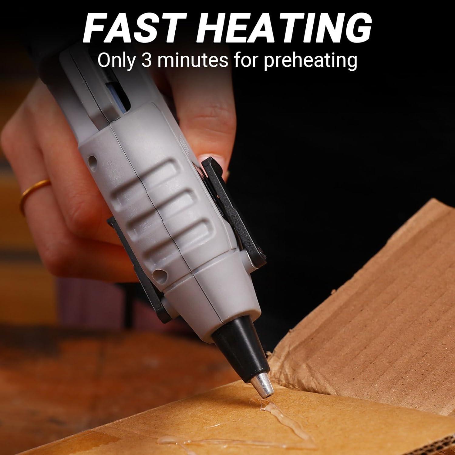 Pistola de Pegamento Caliente DEKOPRO 20W Mini 280g 30 Palitos