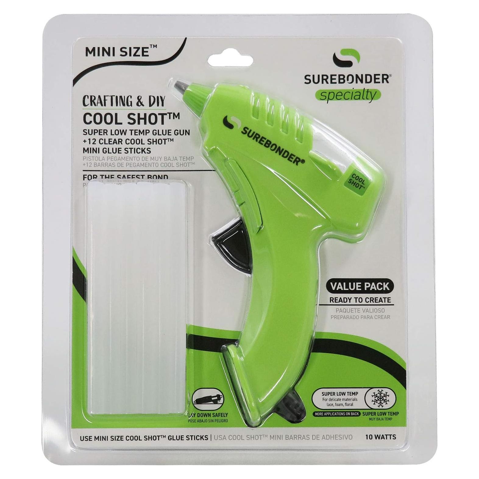 Pistola de Pegamento Surebonder 10W Baja Temperatura con 12 Barras