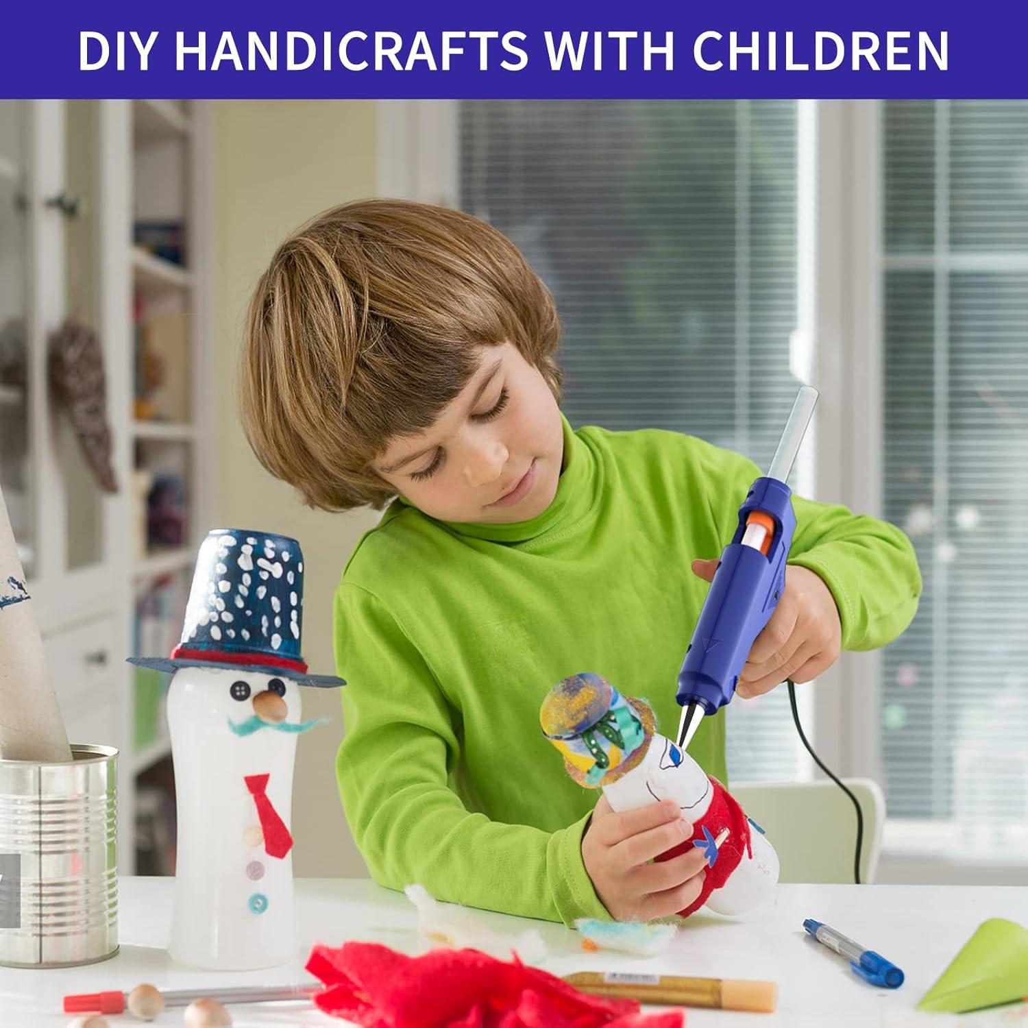 Juego de Mini Pistolas de Pegamento Caliente BXBXOLT 8 Piezas