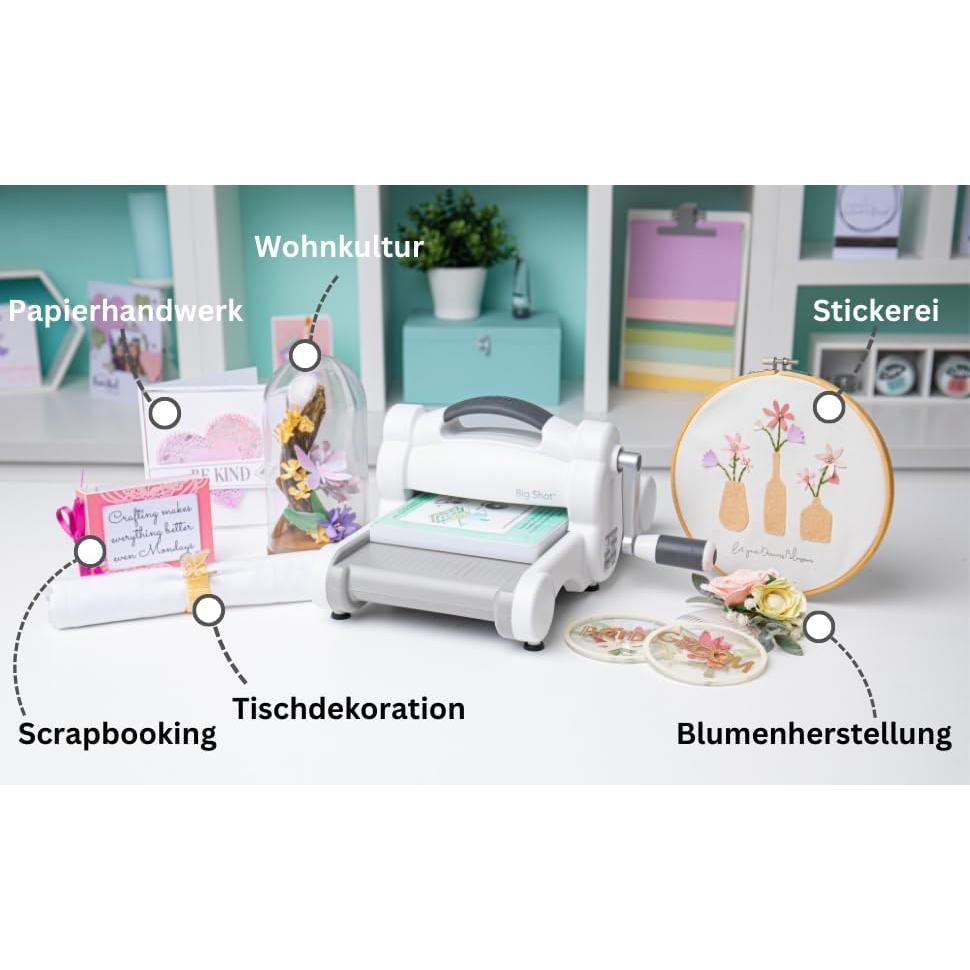 Sizzix Big Shot Máquina Manual de Troquelado A5 15.24 cm