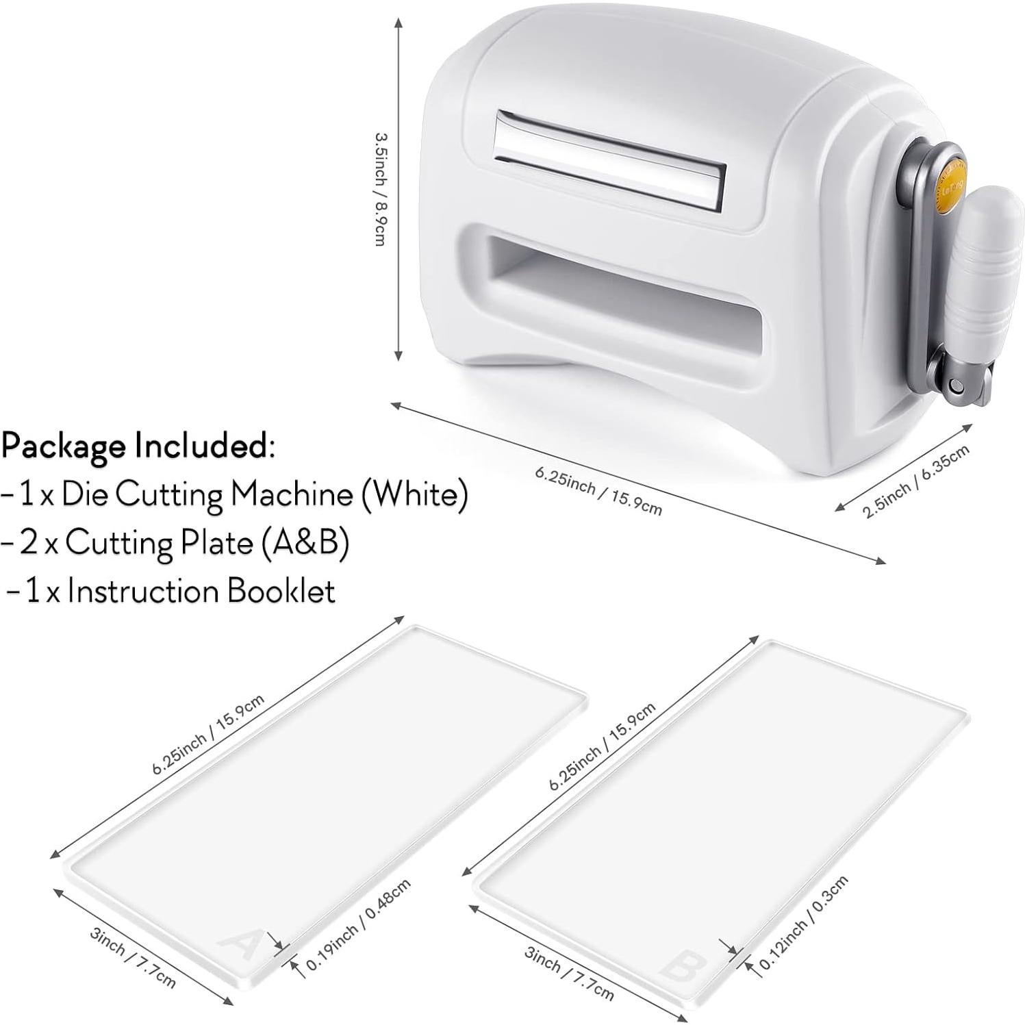 Máquina de Corte y Embossing Manual BAOFALI 160x95mm