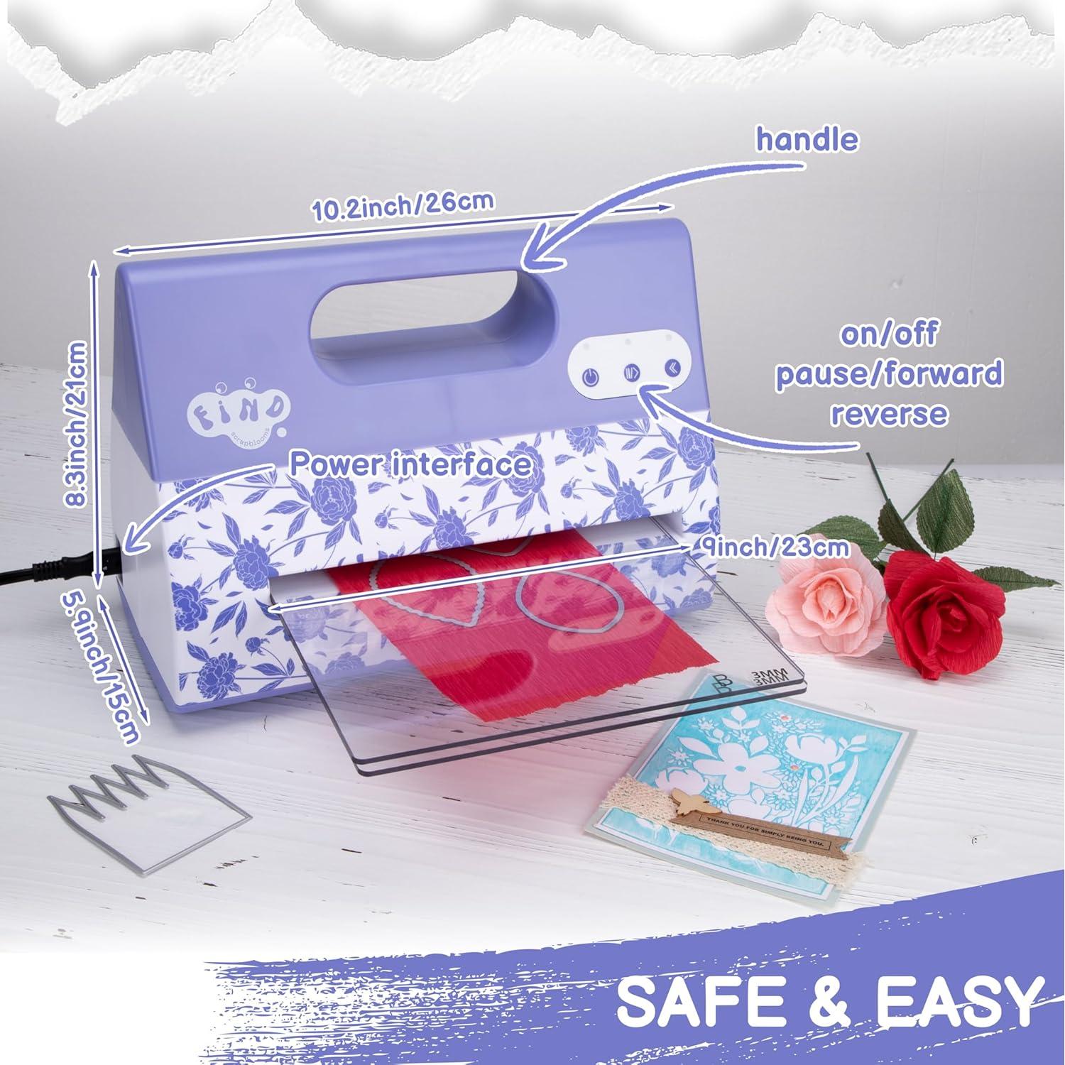 Máquina de Corte y Embossing Eléctrica Find Scrapblooms A4