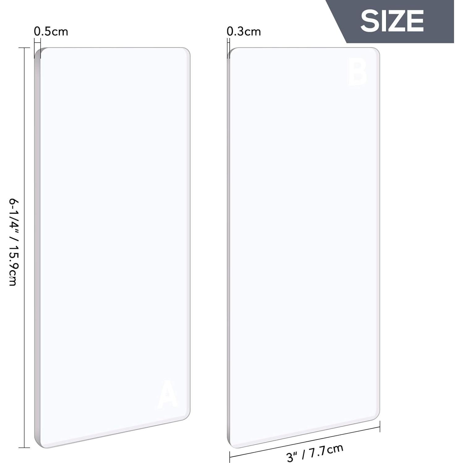 Almohadillas de Corte Mini Briartw - Placas de Policarbonato 15.9x7.7cm