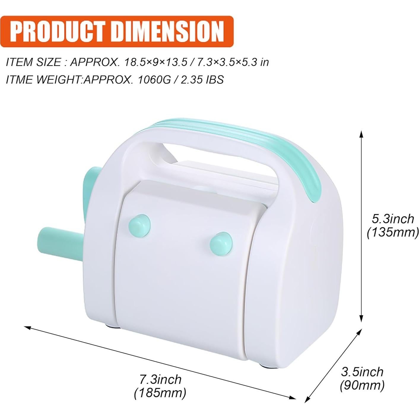Mini máquina de troquelado Joelver Maker 7.62 cm para scrapbooking