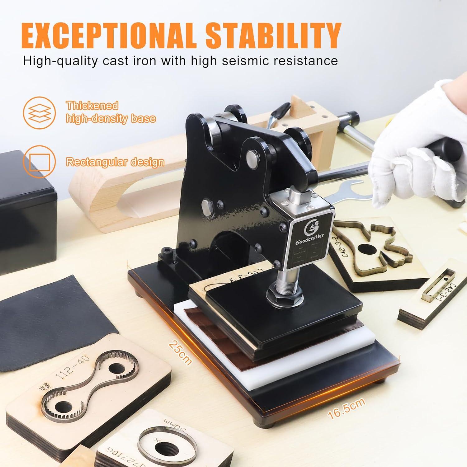 Máquina de Corte de Cuero Goodcrafter 1.2T Manual 20mm