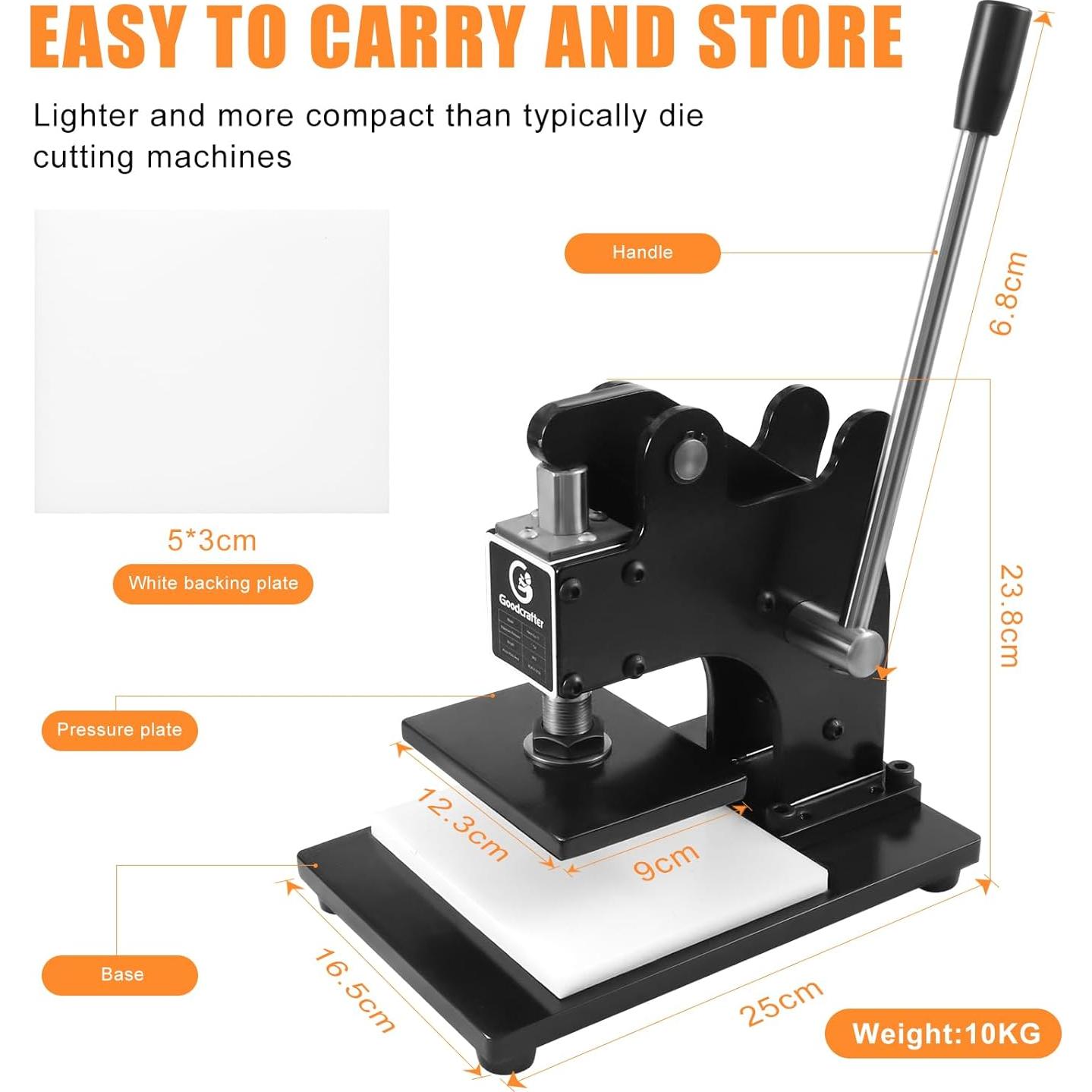 Máquina de Corte de Cuero Goodcrafter 1.2T Manual 20mm