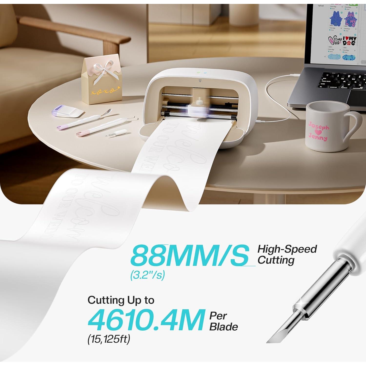 Máquina de Corte de Vinilo Likcut S501 Compacta Beige 8.13 cm/s