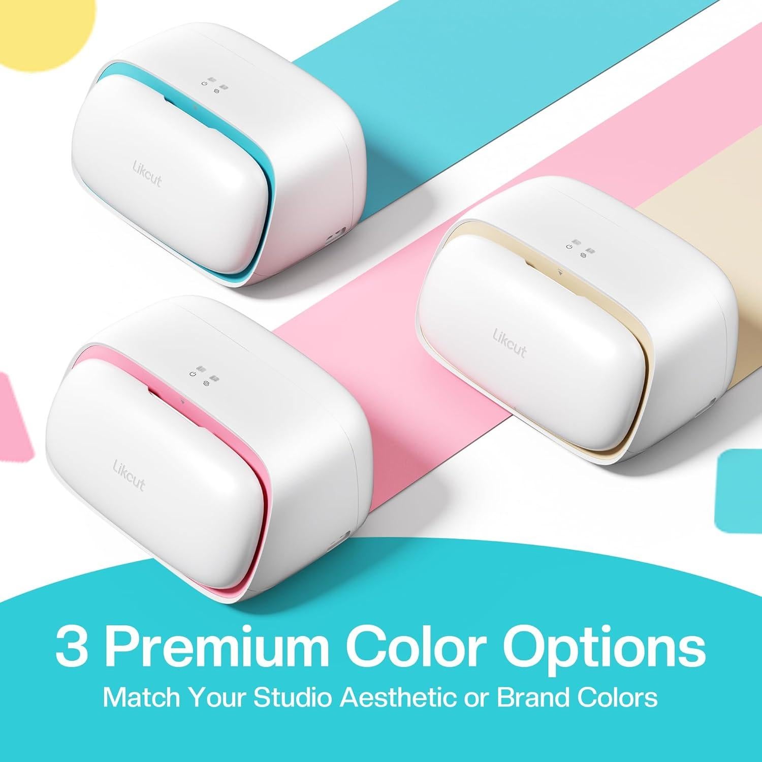 Máquina de Corte de Vinilo Likcut S501 Compacta Beige 8.13 cm/s