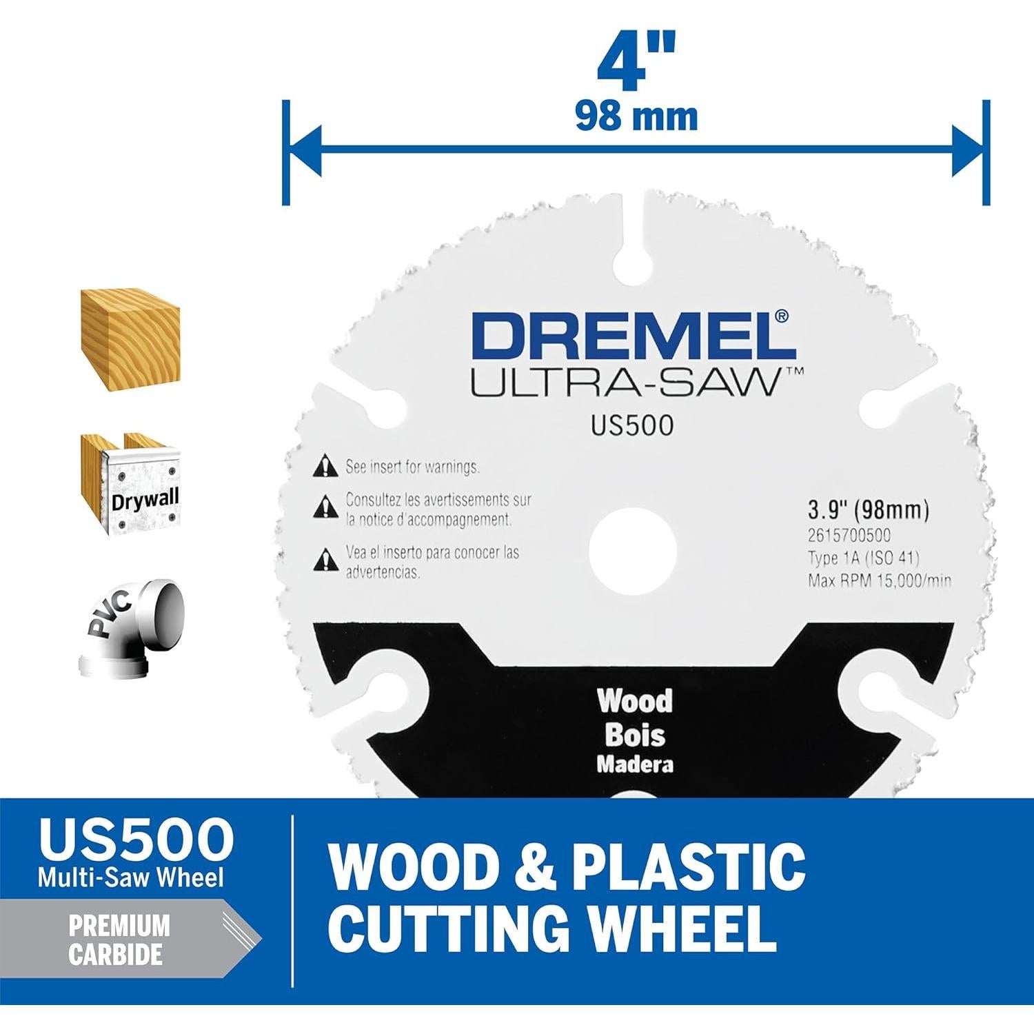 Kit de Corte Dremel US700 Ultra-Saw 6 Piezas Diamante Carburo