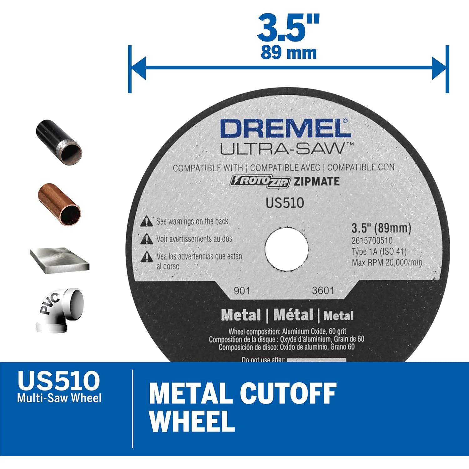 Kit de Corte Dremel US700 Ultra-Saw 6 Piezas Diamante Carburo