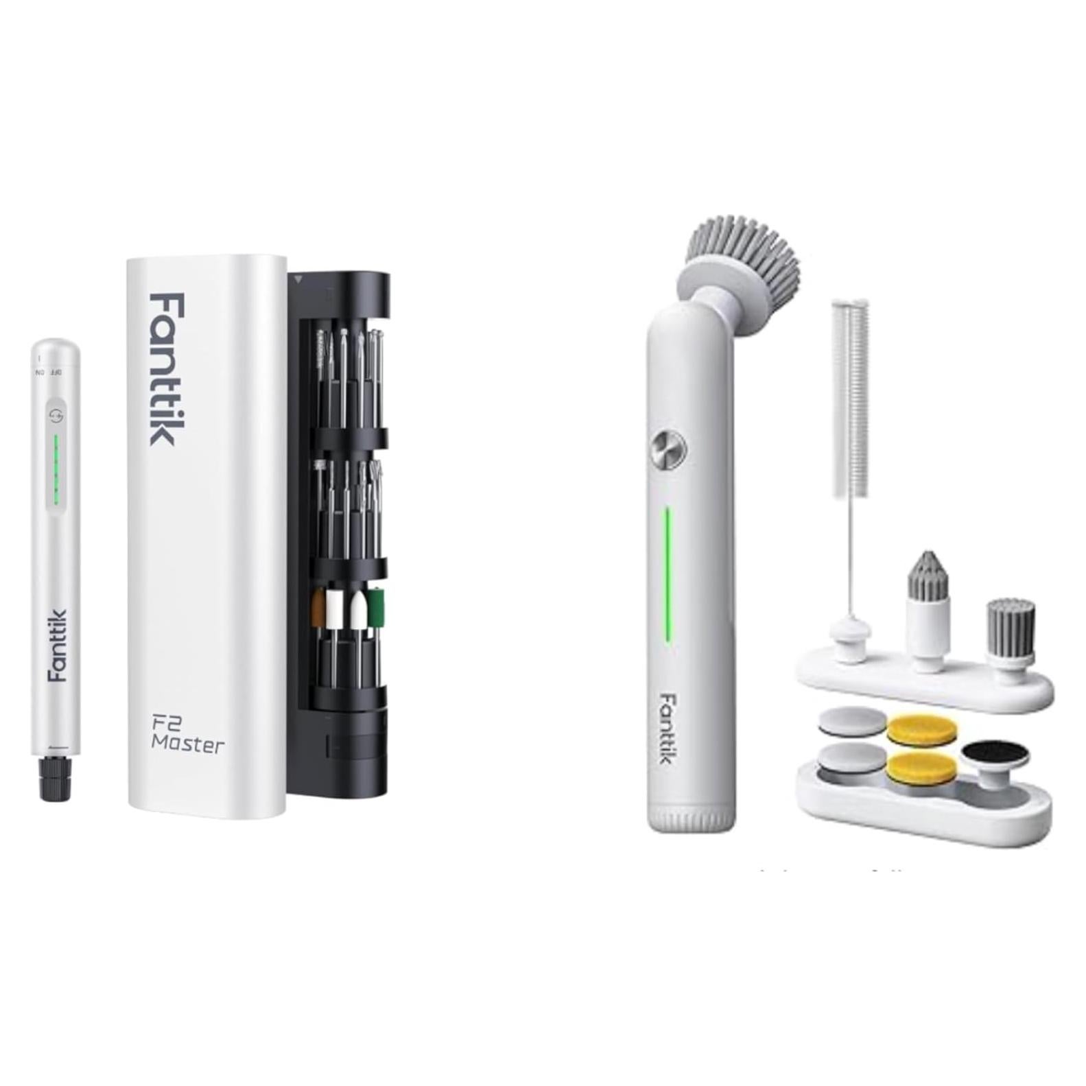 Kit de Herramientas Rotativas Inalámbricas Fanttik F2 Master 4V y Limpiador G9 Nano