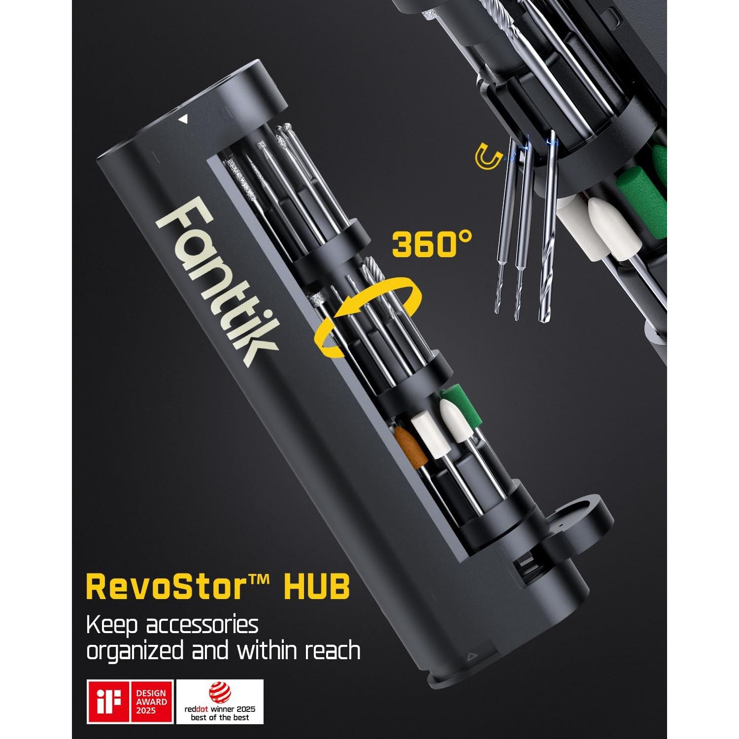 Kit de Herramientas Rotativas Inalámbricas Fanttik F2 Master 4V y Limpiador G9 Nano