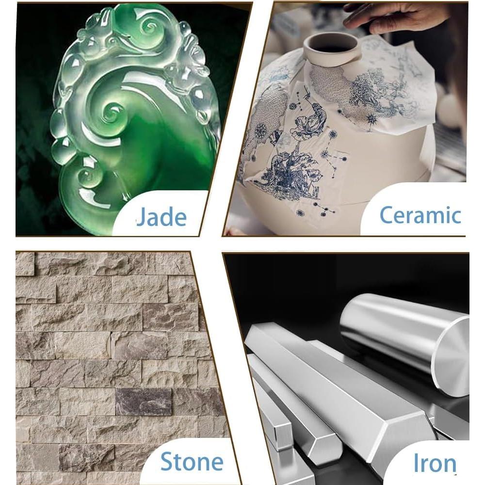 Juego de Herramientas de Tallado Ekoyeela con Puntas de Diamante 20PCS