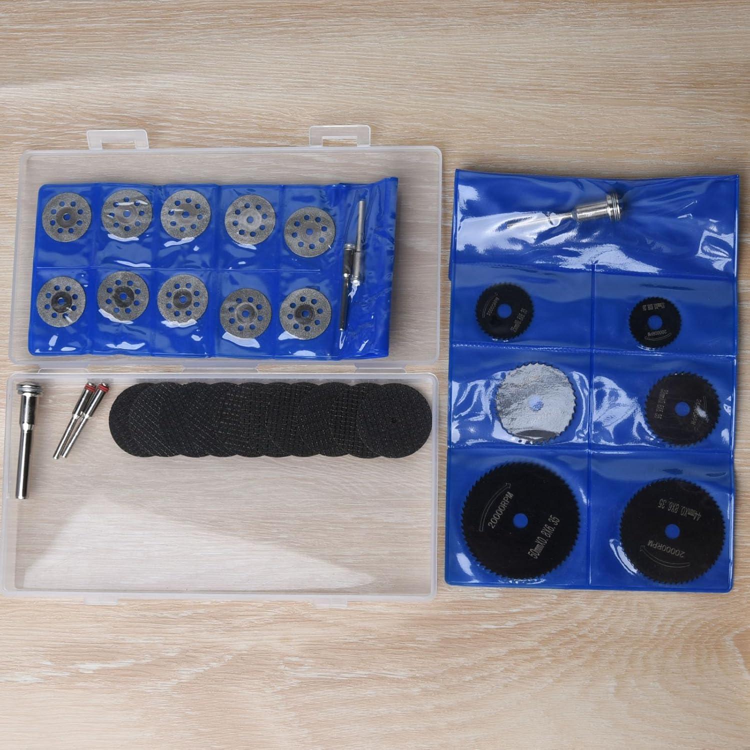 Juego de Discos de Corte Dremel 10 Pcs + 6 Sierras HSS