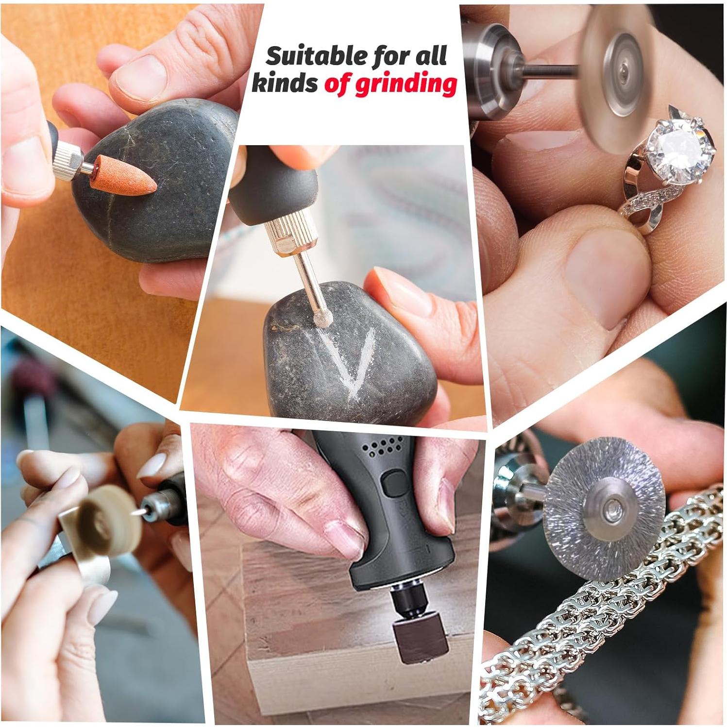 Kit de Accesorios para Herramienta Rotativa NOEAIKE 508 Piezas