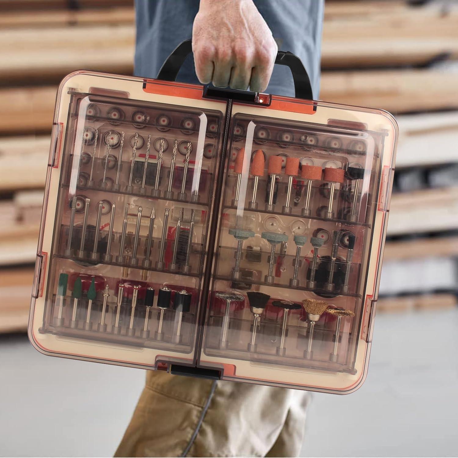 Kit de Accesorios para Herramienta Rotativa NOEAIKE 508 Piezas