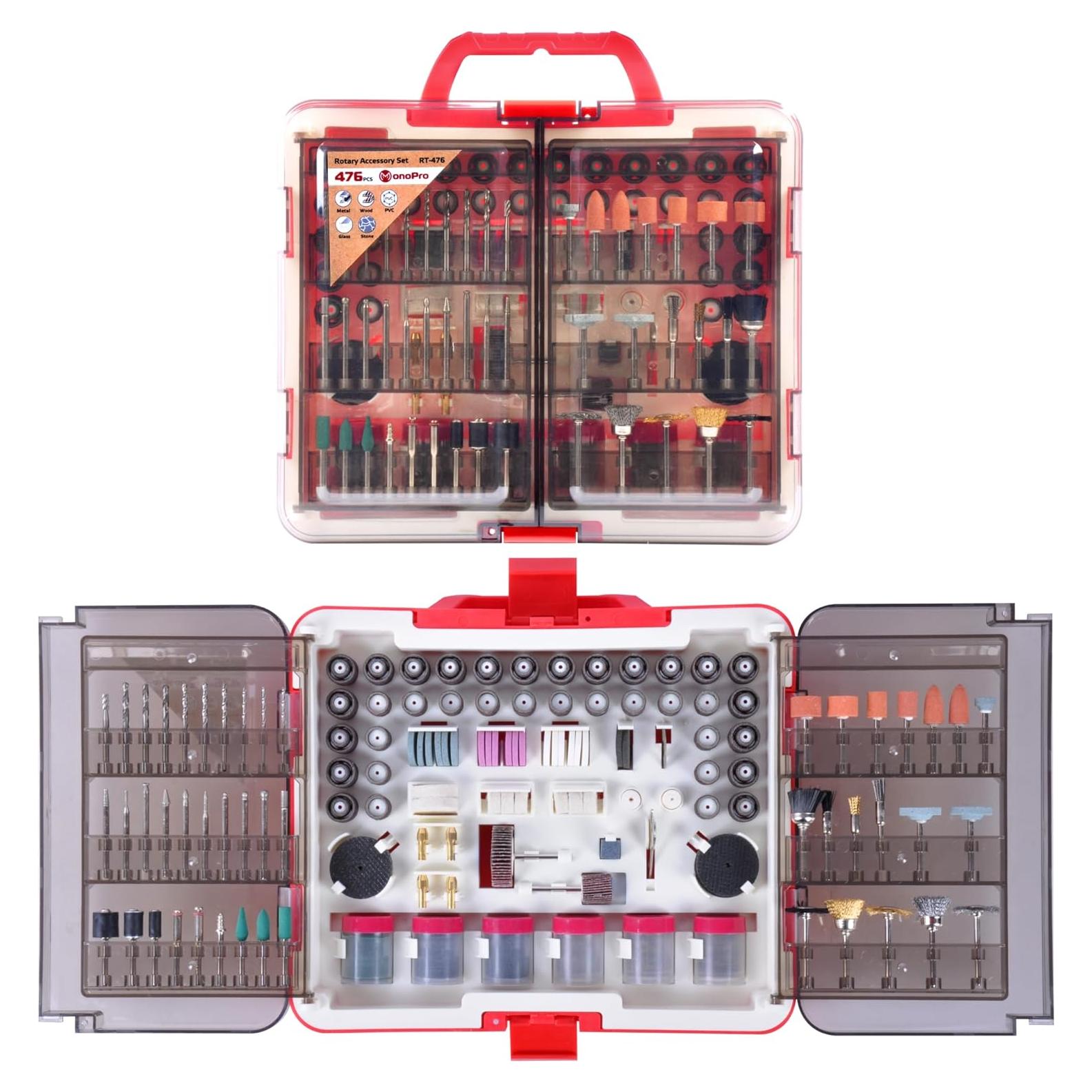 Kit de Accesorios para Herramienta Rotativa MonoPro 476 PCS